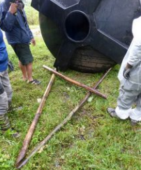 Bamboo rigging to carry tanks